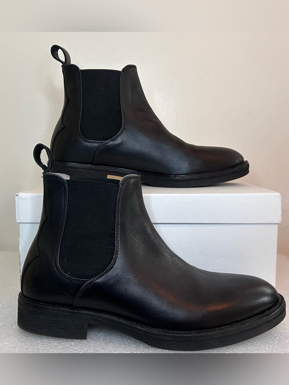 ALLSAINTS Gus Leather Chelsea Boot - Black size 40 
#chelsea #lea
